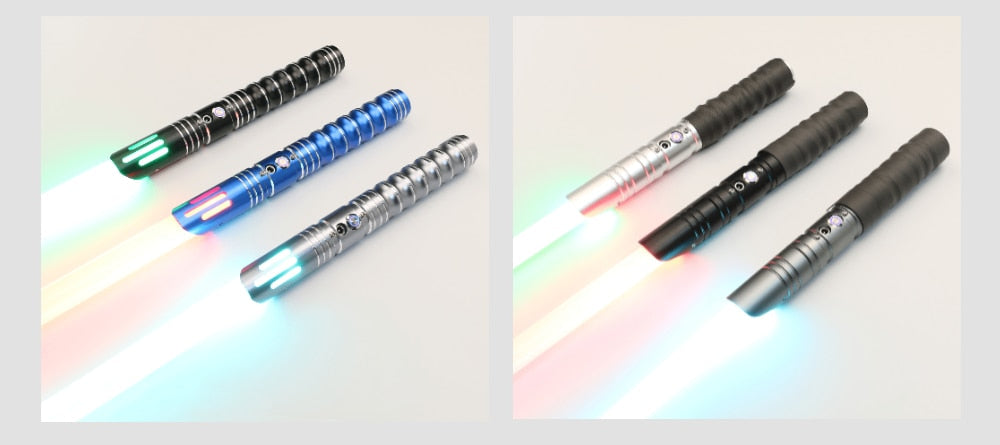 Lightsaber Heavy Dueling Metal Handle RGB 12 Colors Change 10 sets Soundfonts Force-Shalav5