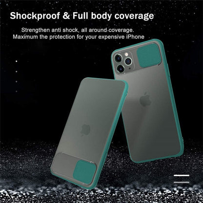 iPhone 13 11 12 Pro Max Camera Protection Slider Phone Case-Shalav5