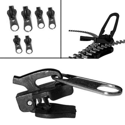 6PCS Zipper Repair Kit Universal Zipper Fixer With Metal Slide Fix Any Zippers Instantly 3 5 7 Different Zipper Sizes-Shalav5