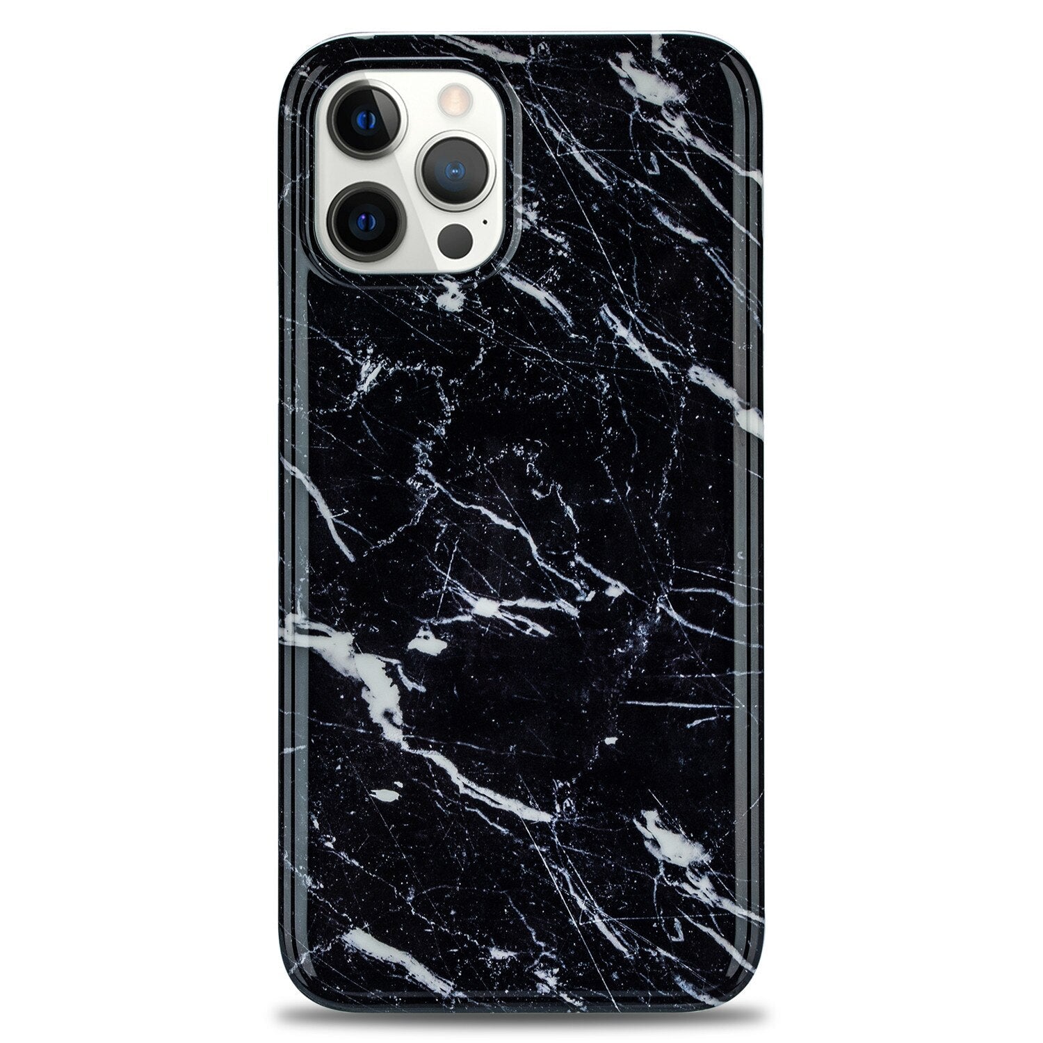 Slim Thin Marble Phone Case For IPhone 12 Mini 12 11 Pro Max Xs Max Bling Glitter Glossy Soft TPU Rubber Cover