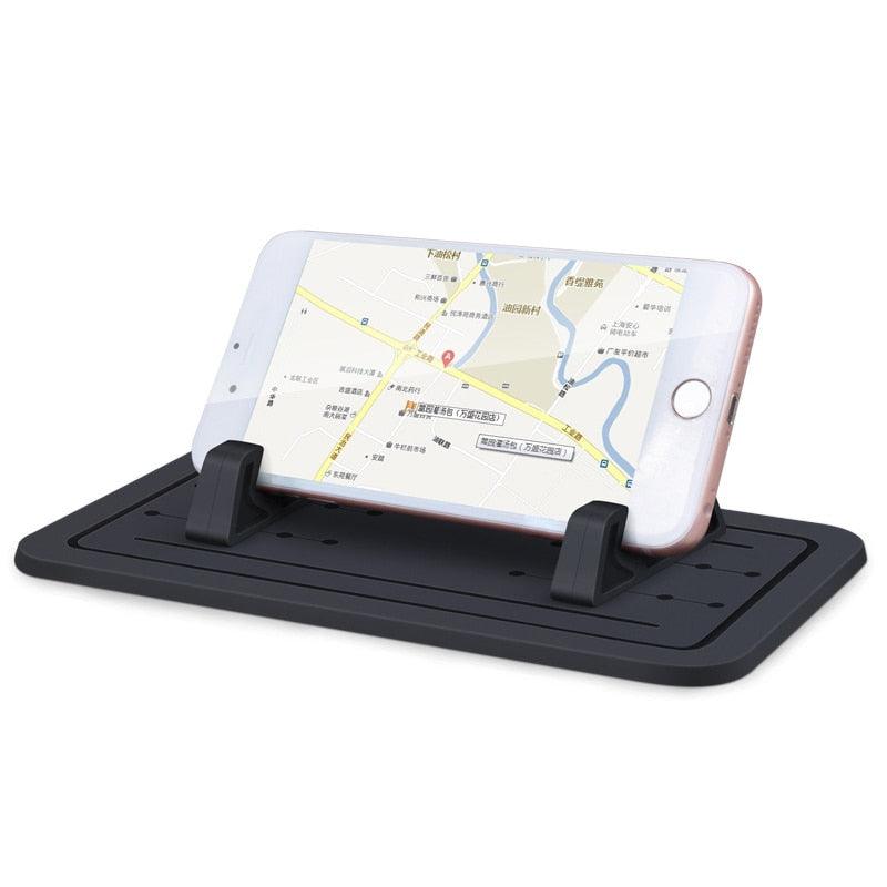 Anti-skid Pad Bracket Mobile Smart Phone Driving Support (Black)-Shalav5