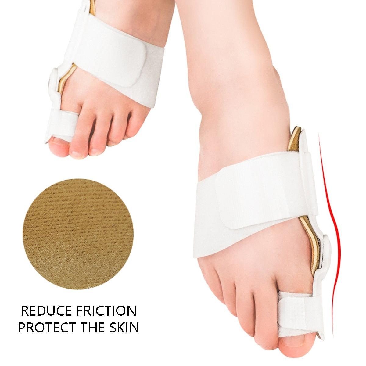 2Pcs Toe Protector Feet Care Pedicure Tool Big Toe Splint Straightener-Shalav5