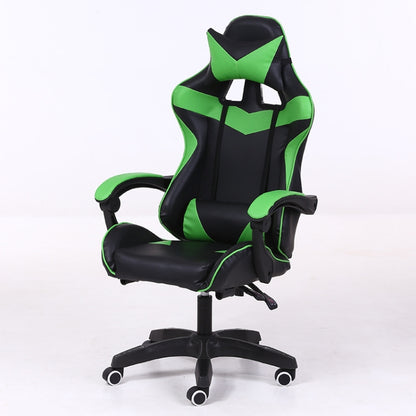 Computer Office Chair Home Gaming Chair Lifted Rotating Lounge Chair with Nylon Feet, With Nylon Feet (Red), With Nylon Feet (Black), With Nylon Feet (Green), With Nylon Feet (Gold), With Nylon Feet (Blue)