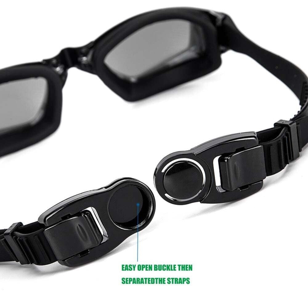 Swim Goggles & Masks - Professional Swimming Goggles With Hat And Ear Plug Nose Clip Suit Waterproof Swim Glasses Anti-fog Sport Swim Eyewear