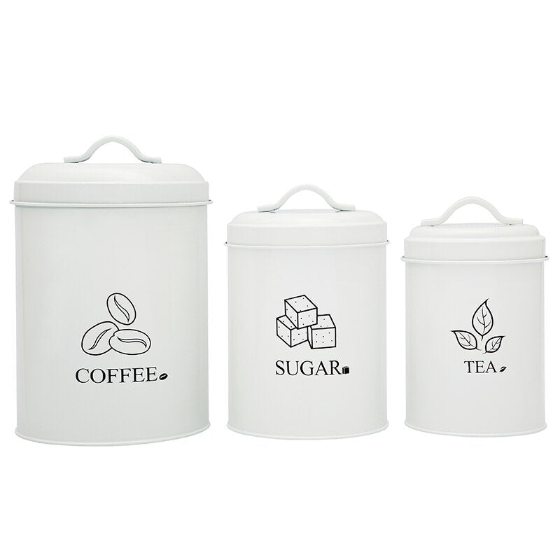 3 Pcs Storage Box Bin Set Snack Canister Food Container-Shalav5