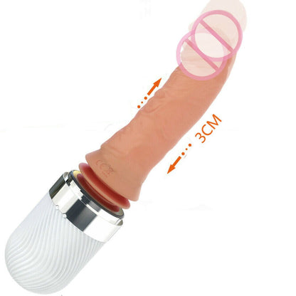 Auto Heating Masturbator Sex Machine Flexible Dildo Thrusting Vibration-Shalav5