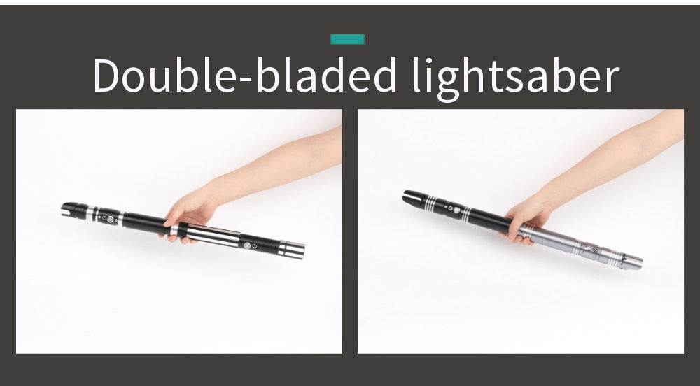 Toys - Lightsaber Heavy Dueling Metal Handle RGB 12 Colors Change 10 Sets Soundfonts Force