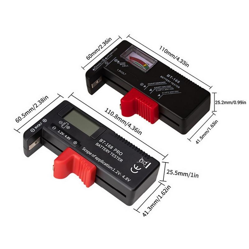 Battery Capacity Tester - PRO Digital Battery-Capacity Tester For 18650 14500 Lithium 9V 3.7V 1.5V