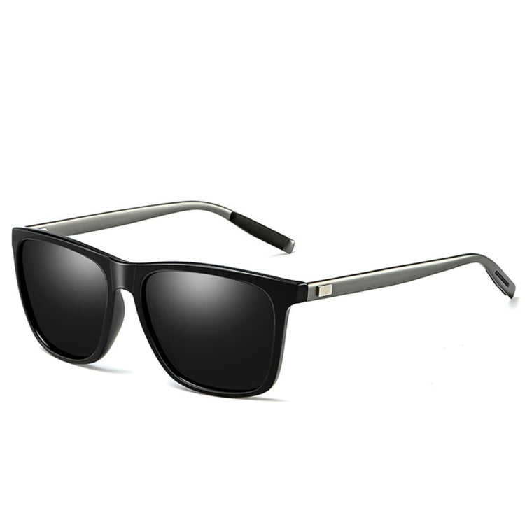 Men Retro Fashion Aluminum Magnesium Frame UV400 Polarized Sunglasses