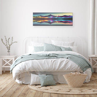 Psychedelic Soundwaves Wall Art Gallery quality canvas print-Shalav5