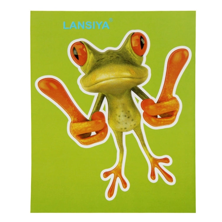 Frog Pattern Car Sticker, Size: 15.5x12.5 cm