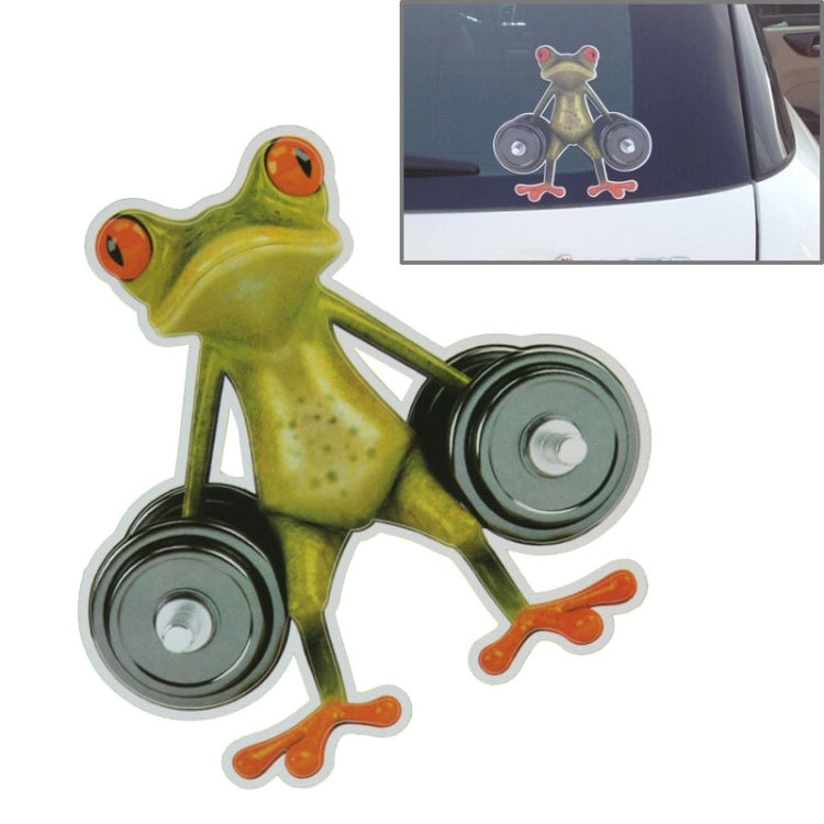 Frog Pattern Car Sticker, Size: 15.5x12.5 cm