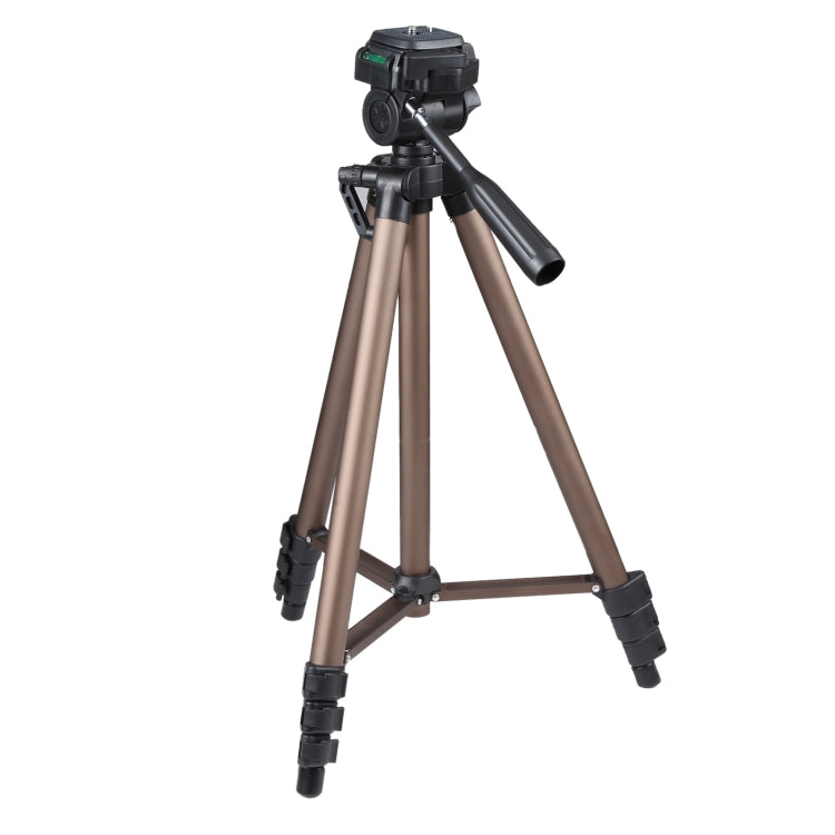 Portable Tripod Stand for Digital Cameras, 4-Section Aluminum Legs with Brace