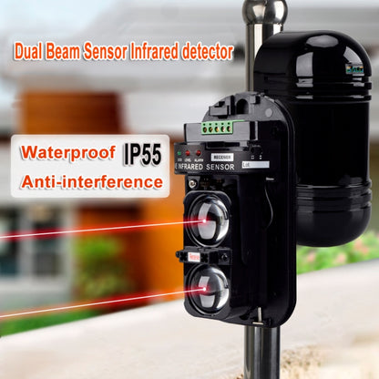 100m Alarm Dual Beam Photoelectric Infrared Detector ABT-100