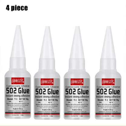 High Quality 502 Super Glue Bond Fast Universal Glue For Toys Crafts Shoes Paper Wood Plastic Fast Repairing factory direct sale