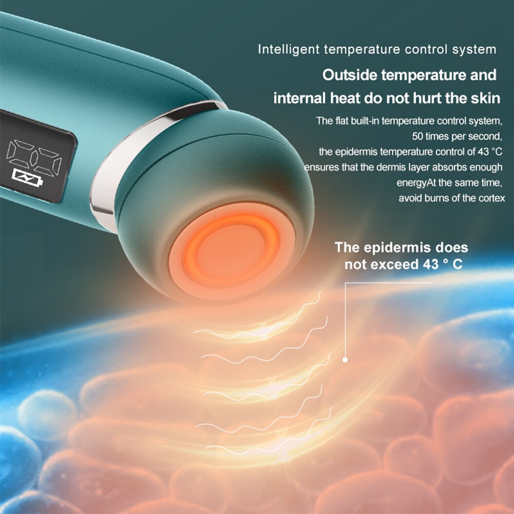 EMS Facial Skin Rejuvenation Devices Microcurrent Hot Compress Facial Massager Light Photon Anti-Aging Wrinke Face Lift Devices-Shalav5