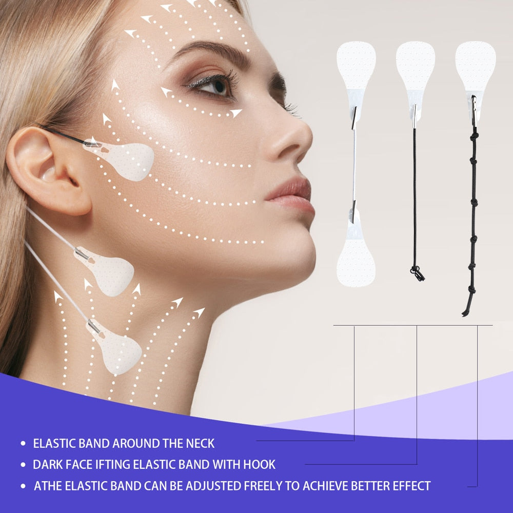 60pcs/Pack V-Shaped Face Lifting Sticker Facial Lifting Patch Firming Skin Thin Chin Muscle Sculpting Patch Beauty Health-Shalav5
