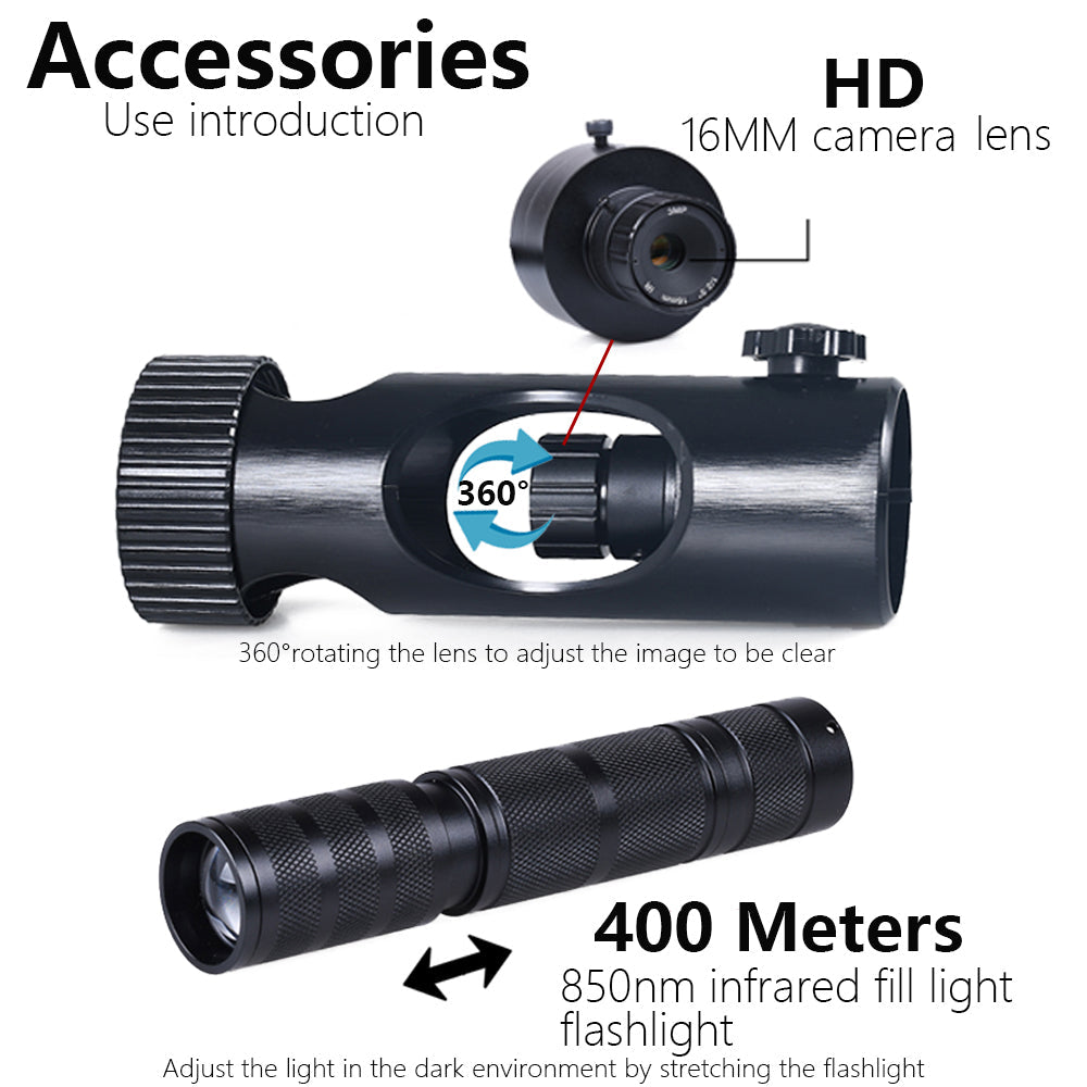 Hunting Riflescope Night Vision IR Optics Sight Scope
