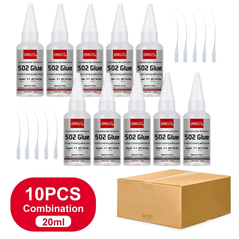 High Quality 502 Super Glue Bond Fast Universal Glue For Toys Crafts Shoes Paper Wood Plastic Fast Repairing factory direct sale