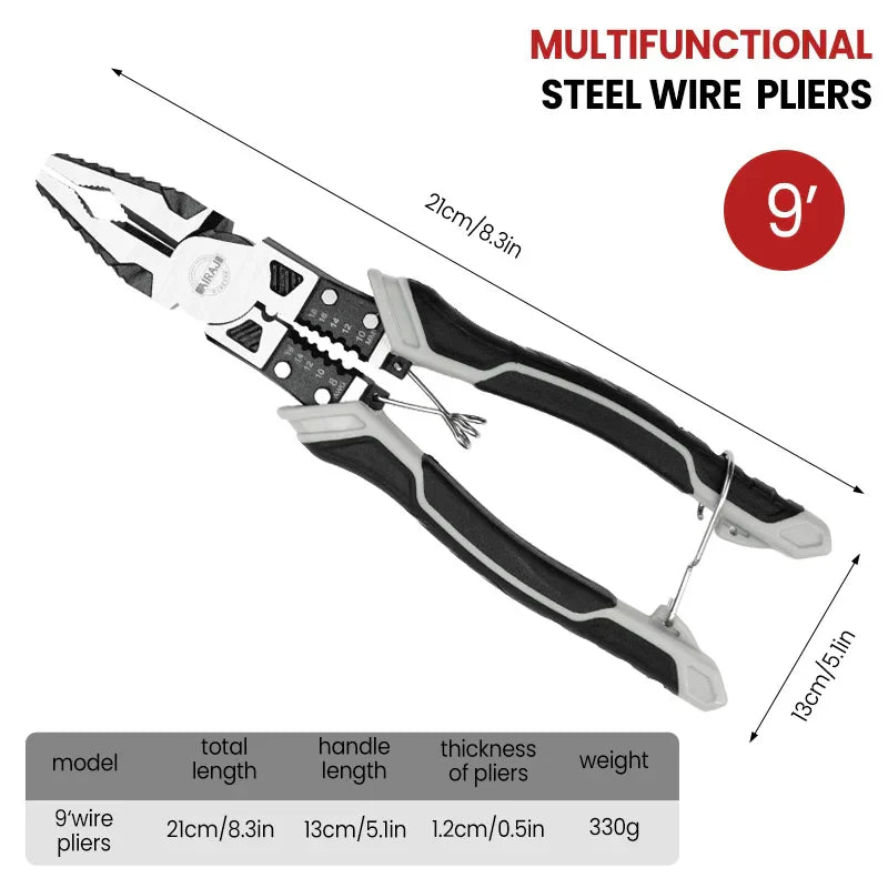 Multifunctional Universal Diagonal Pliers Hardware Wire Cutters Professional Electrician Anti Slip Durable Repair Tools