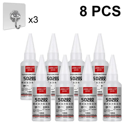 High Quality 502 Super Glue Bond Fast Universal Glue For Toys Crafts Shoes Paper Wood Plastic Fast Repairing factory direct sale