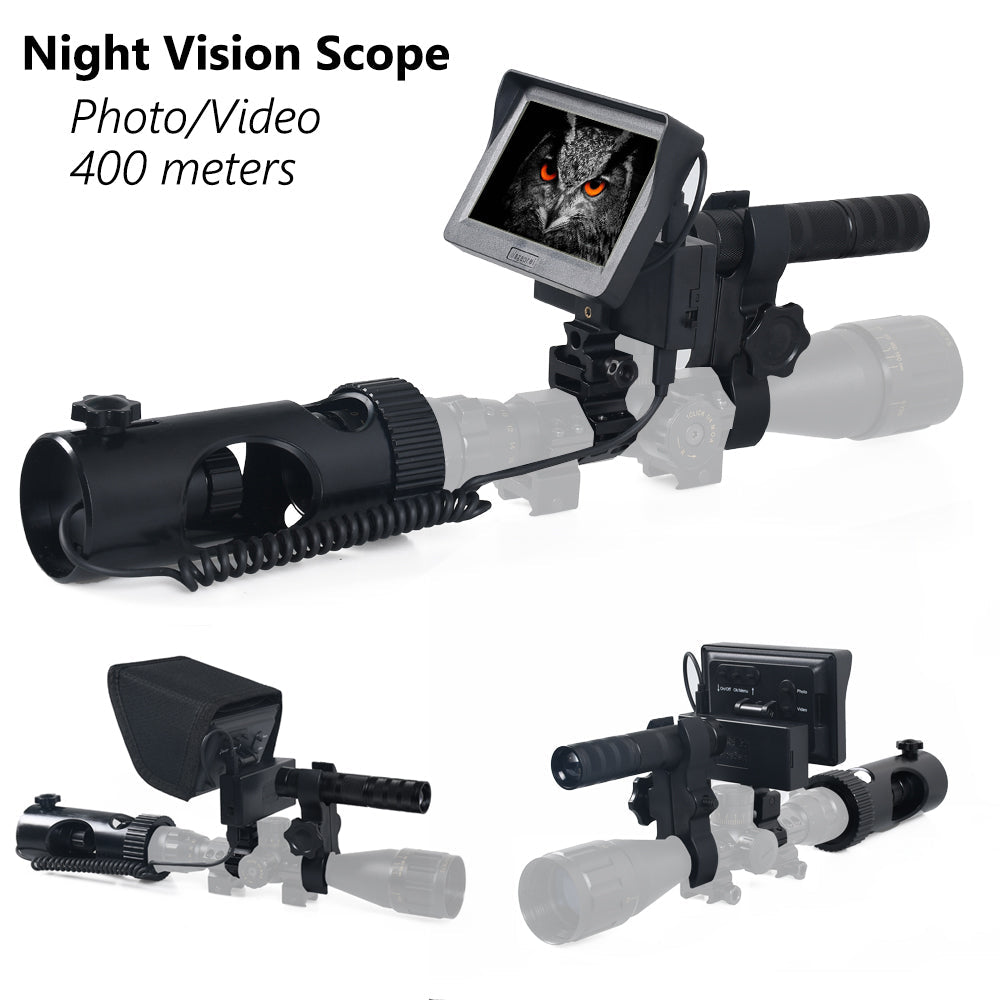 Hunting Riflescope Night Vision IR Optics Sight Scope