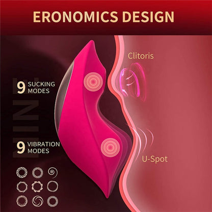 Wearable Vibrator Vibrating Panties With Magnetic Clip Silicone Clitoral Vagina Stimulator