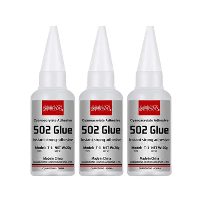 High Quality 502 Super Glue Bond Fast Universal Glue For Toys Crafts Shoes Paper Wood Plastic Fast Repairing factory direct sale