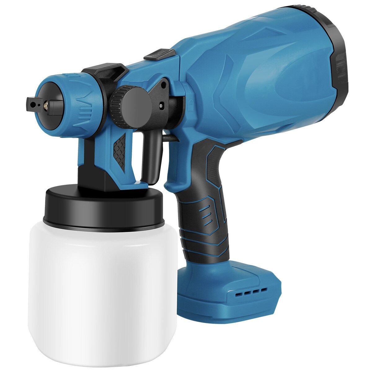 800ML Cordless Electric Spray Gun 3 Nozzle Flow Control Airbrush High Power Paint Sprayer Power Tool For Makita 18V Battery-Shalav5