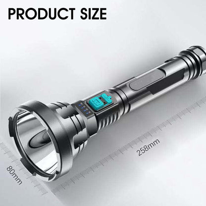 LED Flashlight - Super Powerful LED Flashlight Tactical Torch Built-in 18650 Battery