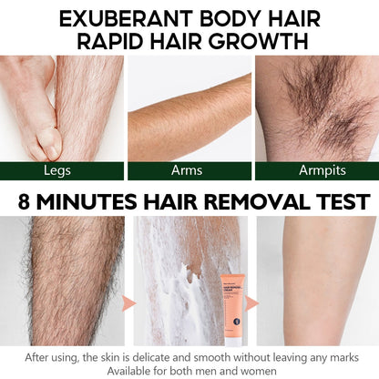 Hair Removal - Hair Removal Cream Aloe Vera Vitamin E Painless Nourishes Skin  Health Depilatory Cream 100g
