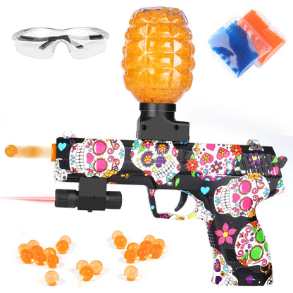 Pretend Play - Gel Blaster Gun With 10,000 Gel Balls, Auto Water Ball Blaster For Kids Aged 12+ Electric With Gel Ball Blaster -