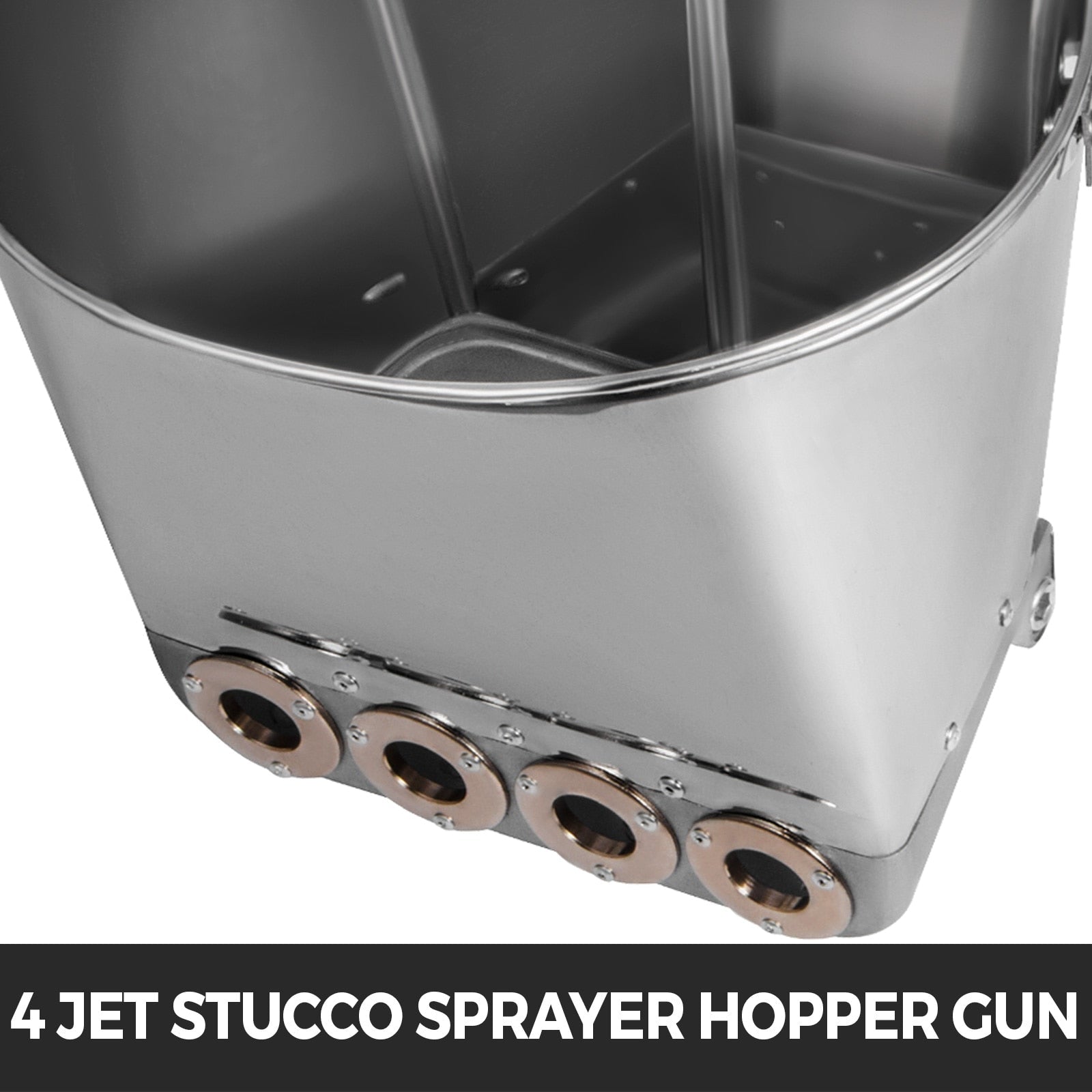 4-5L Cement Mortar Concrete Plaster Mixer  4 Jet Stucco Sprayer Hopper Gun for Ground Wall Ceiling Paint High Pressure-Shalav5