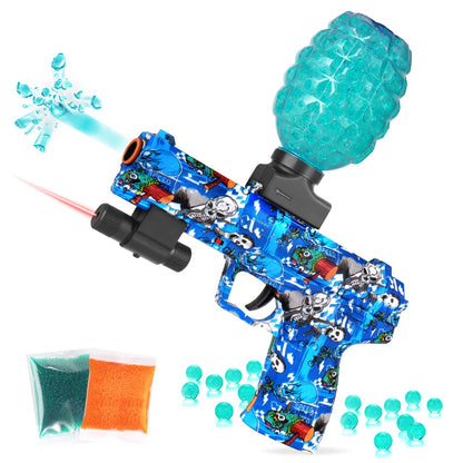 Pretend Play - Gel Blaster Gun With 10,000 Gel Balls, Auto Water Ball Blaster For Kids Aged 12+ Electric With Gel Ball Blaster -