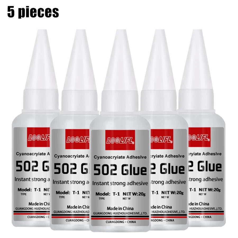 High Quality 502 Super Glue Bond Fast Universal Glue For Toys Crafts Shoes Paper Wood Plastic Fast Repairing factory direct sale