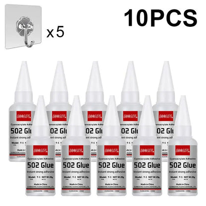 High Quality 502 Super Glue Bond Fast Universal Glue For Toys Crafts Shoes Paper Wood Plastic Fast Repairing factory direct sale