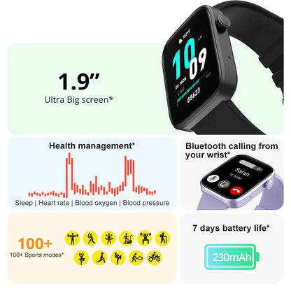 Stay Connected & Healthy: COLMI P71 Smartwatch - Voice Calls, Notifications, IP68 Waterproof, Men & Women