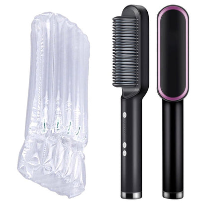 Hair Comb Brush Beard Straightener Anti-Scald Hair Straightening Comb Curling Iron Quick Beard Hair Styler-Shalav5