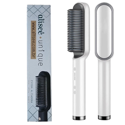 Hair Comb Brush Beard Straightener Anti-Scald Hair Straightening Comb Curling Iron Quick Beard Hair Styler-Shalav5