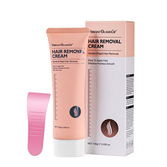 Hair Removal Cream Aloe Vera Vitamin E Painless Nourishes Skin  Health Depilatory Cream 100g-Shalav5