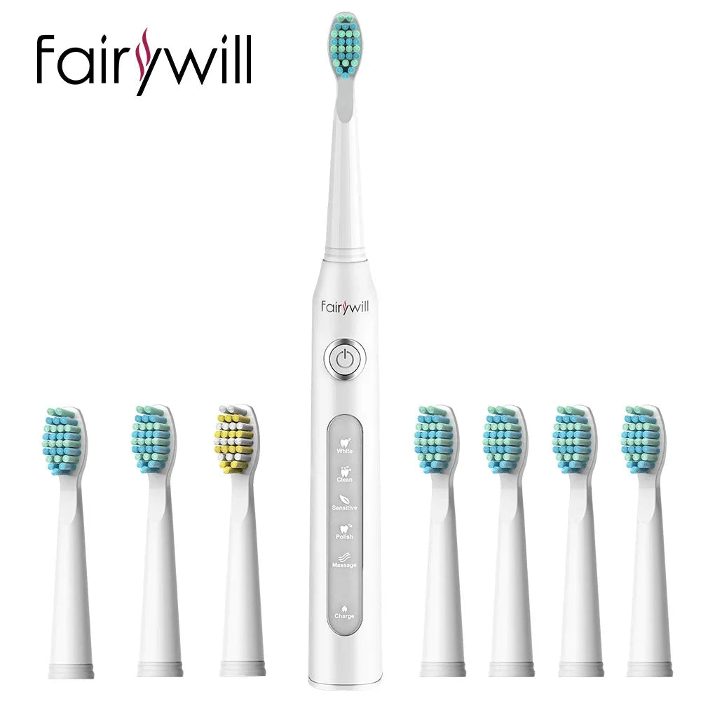 Electric Sonic Toothbrush USB Charge Rechargeable Waterproof-Shalav5