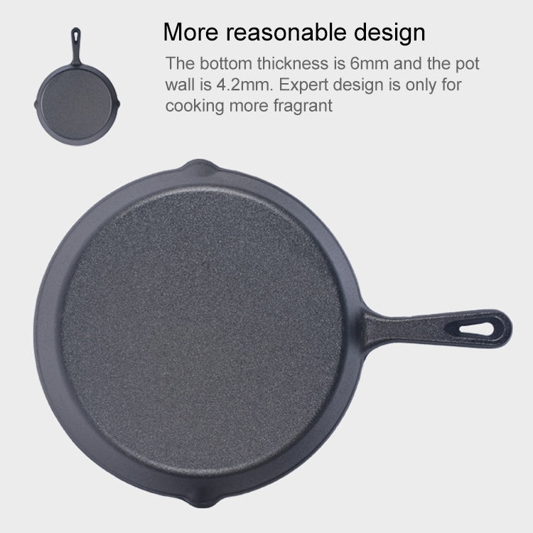 Cast Iron Non Stick Frying Pan Cooking Pot