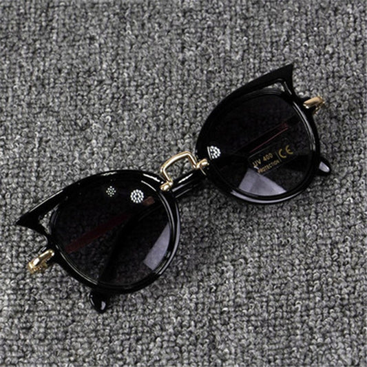 Fashion Baby Girls and Boys Cat Eyes Sunglasses Anti-UV Sunglasses