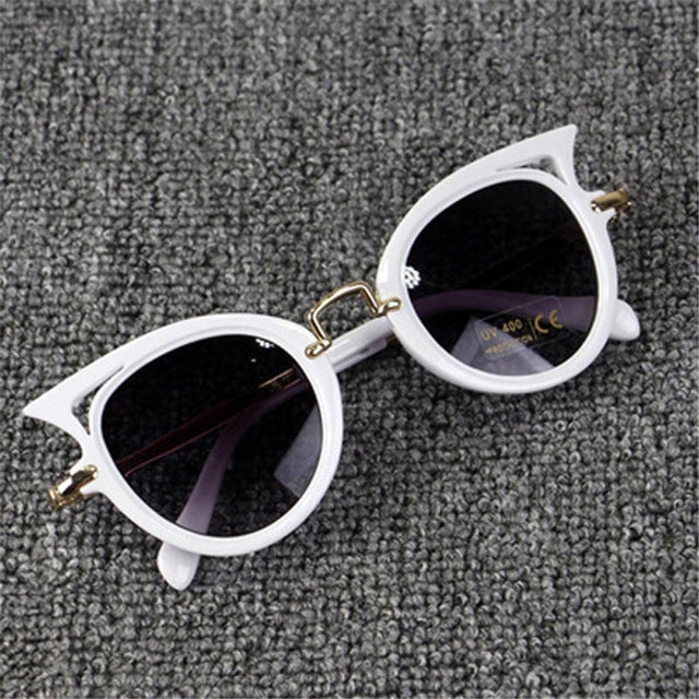 Fashion Baby Girls and Boys Cat Eyes Sunglasses Anti-UV Sunglasses