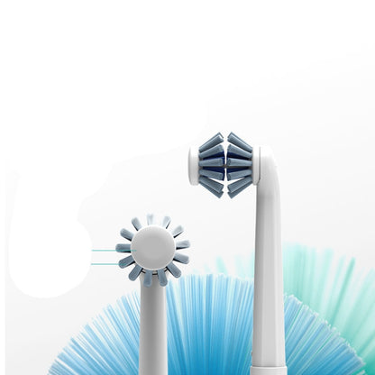 Wireless Rechargeable Waterproof Electric Toothbrush Rotary Brush Head