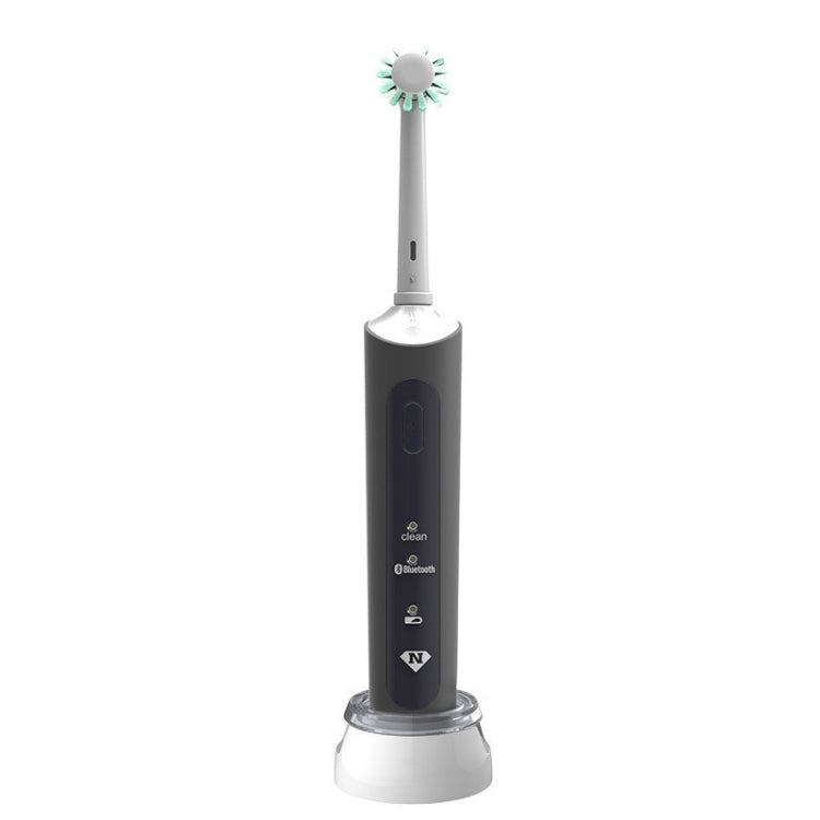 Wireless Rechargeable Waterproof Electric Toothbrush Rotary Brush Head