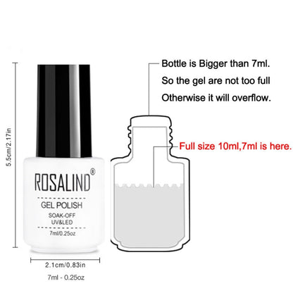 ROSALIND Gel Polish Set UV Semi Permanent Primer Top Coat Poly Gel Varnish Nail Art Manicure Gel, Capacity: 7ml, 02, 03, 2452, 2455, 2456, 2458, 2459, 2460, 2501, 2506, 2519, 2551, 2552, 2554, 2555, 2556, 2557, 2558, 2559, 2560, 2561, 2562