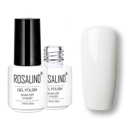 ROSALIND Gel Polish Set UV Semi Permanent Primer Top Coat Poly Gel Varnish Nail Art Manicure Gel, Capacity: 7ml, 02, 03, 2452, 2455, 2456, 2458, 2459, 2460, 2501, 2506, 2519, 2551, 2552, 2554, 2555, 2556, 2557, 2558, 2559, 2560, 2561, 2562
