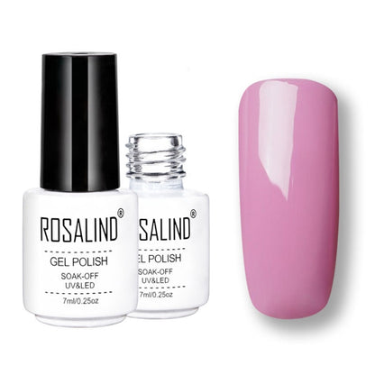 ROSALIND Gel Polish Set UV Semi Permanent Primer Top Coat Poly Gel Varnish Nail Art Manicure Gel, Capacity: 7ml, 02, 03, 2452, 2455, 2456, 2458, 2459, 2460, 2501, 2506, 2519, 2551, 2552, 2554, 2555, 2556, 2557, 2558, 2559, 2560, 2561, 2562