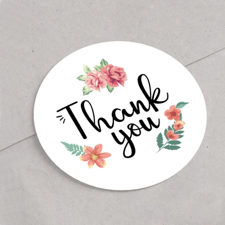 50 PCS THANK YOU Sealing Sticker 12 Thank You Round Sealing Sticker